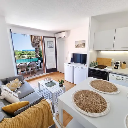Douceur Marine - T2 Avec Terrasse, Parking, Piscine Et Wifi Кавалер-сюр-Мер